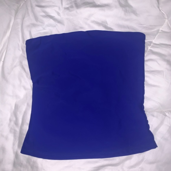 Revolve - by the way. Brooke Tube Top Cobalt Blue - Picture 5 of 6